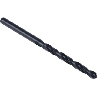 RS PRO High Speed Steel Drill Bit 5.18 mm Diameter, 86 mm Overall Length, Cylindrical Shank, 4 Flutes, Black Finish 668-0968