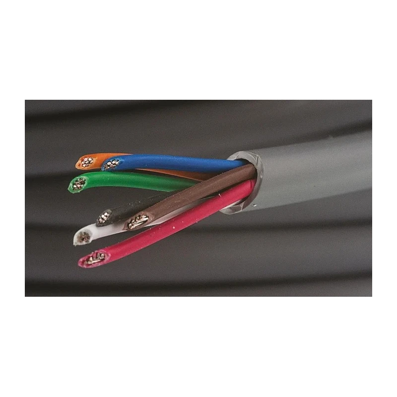 Alpha Wire Alpha Essentials LSZH Communication & Control Series Data Cable 3 Pairs 7 Cores 0.35 mm² 30 m Grey 1177L SL005
