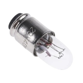 RS PRO Indicator Light Clear Tubular S6S Lamp 28V 40mA 4000h Lifespan T1 3/4 655-9621