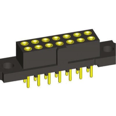 HARWIN M80 Series Straight Through Hole 10-Contact, 2 Row, 2 mm Pitch PCB Socket M80-4101042