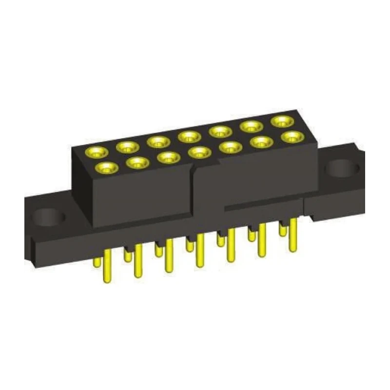 HARWIN M80 Series Straight Through Hole 10-Contact, 2 Row, 2 mm Pitch PCB Socket M80-4101042