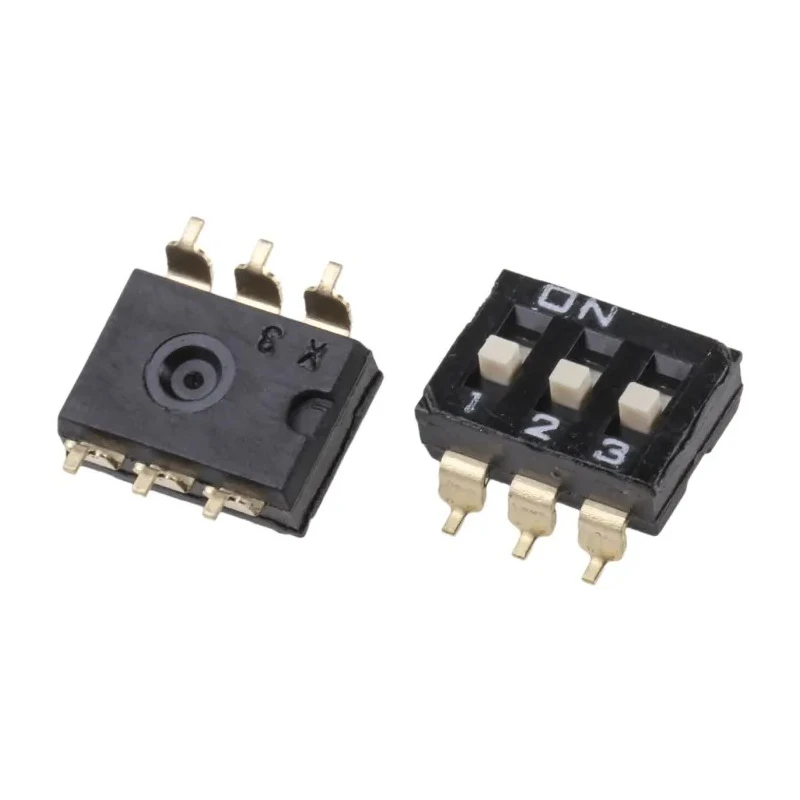 Omron Rotary Coded DIP Switch Surface Mount Slide Actuator, Contact Resistance 200mΩ max, Insulation Resistance A6S-3104-H