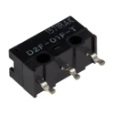 Omron Ultra Subminiature Pin Plunger Micro Switch, PCB Terminal, SPDT, 100mA, 30 V DC, IP40, Model D2F-01F-T