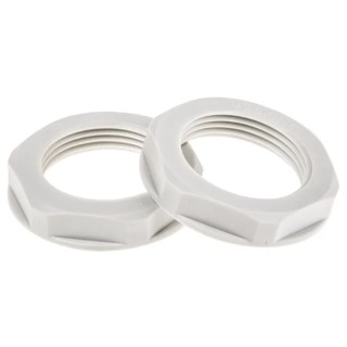 Legrand Fibreglass Reinforced Polyamide Cable Gland Locknut Grey, M25 Thread, IP55 386884