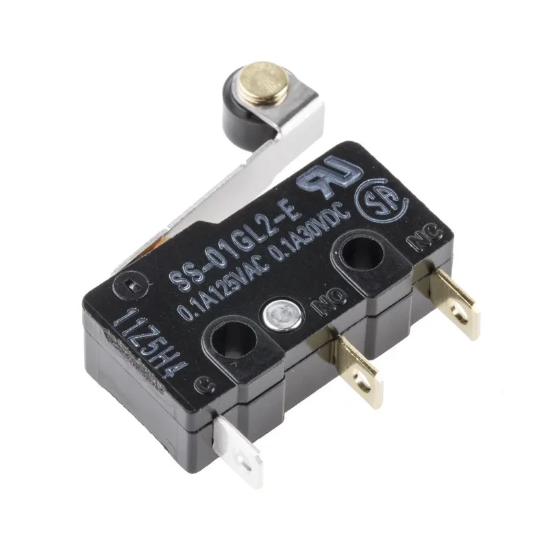 Omron Roller Lever Micro Switch, Solder Terminal, 100mA, 30 V DC, SPDT, IP40 SS-01GL2-E
