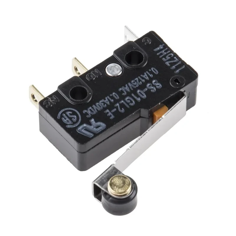 Omron Roller Lever Micro Switch, Solder Terminal, 100mA, 30 V DC, SPDT, IP40 SS-01GL2-E