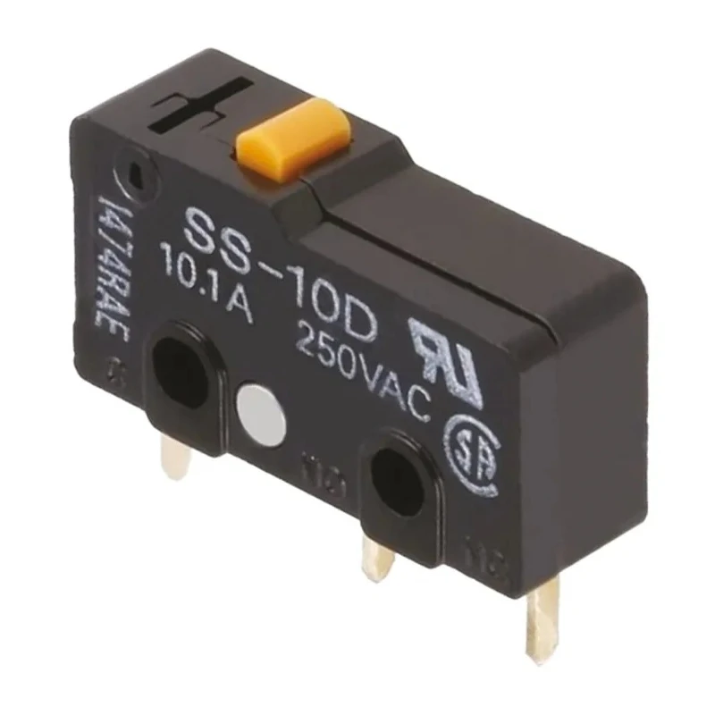Omron Subminiature Pin Plunger Micro Switch Through Hole Terminal 5A 250V AC 30V DC SS-5-3D