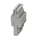 Phoenix Contact UPBV 2.5/6 Series Pluggable Terminal Block Distribution Unit 24A Grey Polyamide 3045444