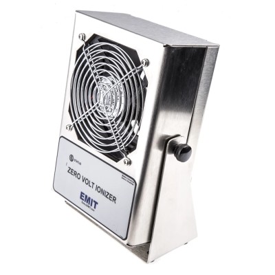 Desco Europe Bench Top Ioniser 3 to 25 V, 220V AC, 1 Fan, IEC Plug, 170m³/h Air Flow 50670