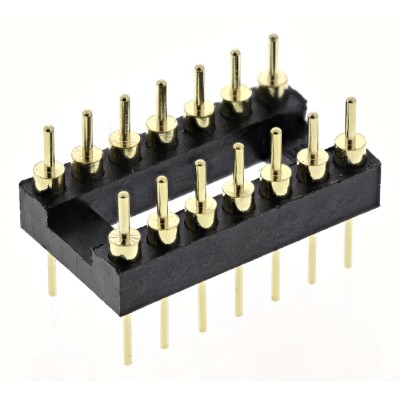 ASSMANN WSW Straight Through Hole Mount 2.54 mm Pitch IC Socket Adapter DIP to DIP AR 14-ST/T