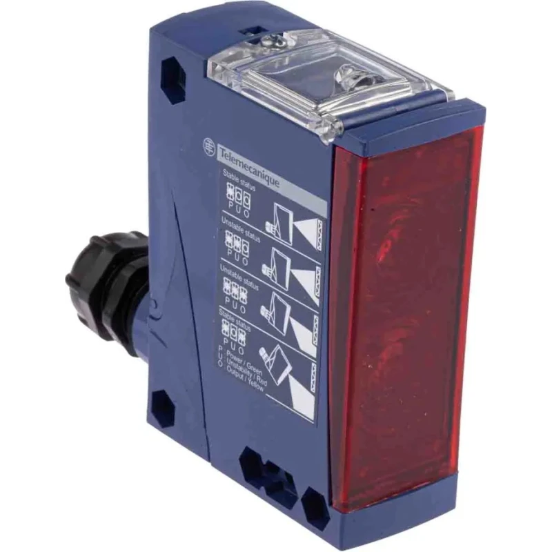 Telemecanique Sensors Polarised Retroreflective Photoelectric Sensor Block, Relay Output, 11 m Detection Range XUX9ARCNT16