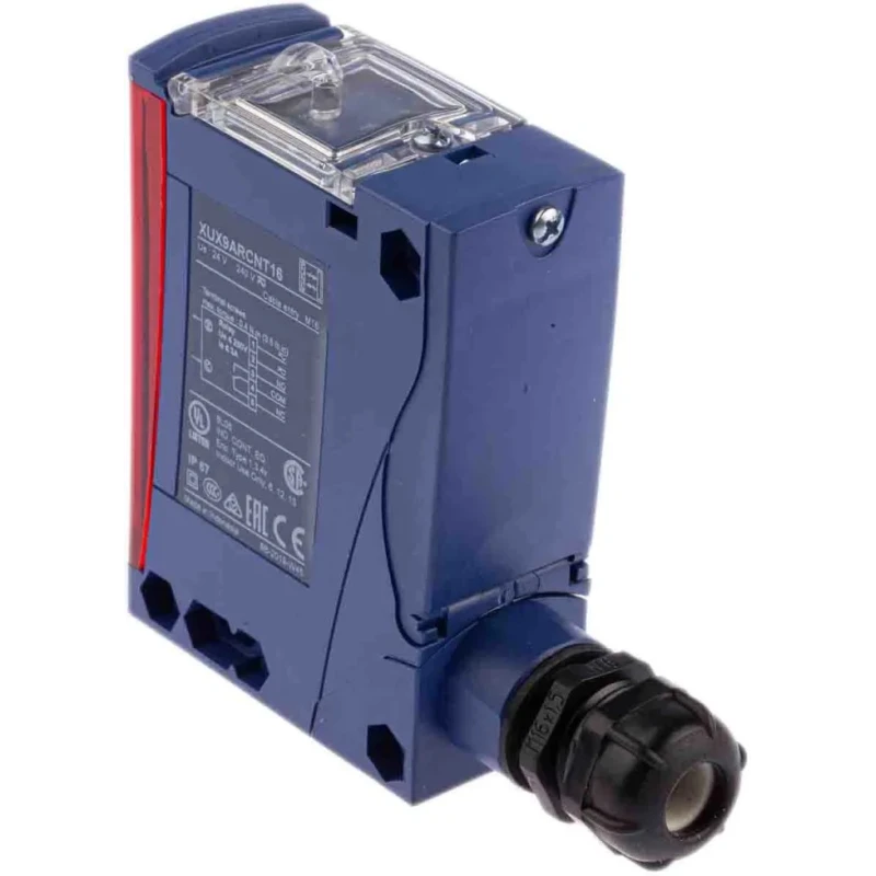Telemecanique Sensors Polarised Retroreflective Photoelectric Sensor Block, Relay Output, 11 m Detection Range XUX9ARCNT16