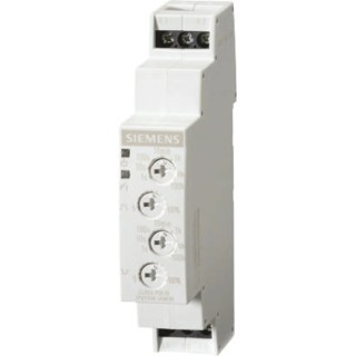 Siemens 7PV15 Series DIN Rail Multifunction Timer Relay, 1-Contact, 12 V dc 240V ac, 3 to 100 min, 5 to 100 h 7PV1558-1AW30