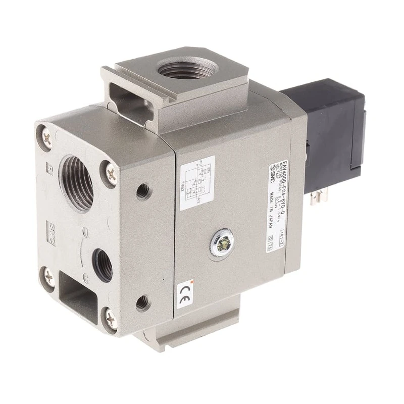 SMC Pneumatic Soft Start Up Solenoid Valve G 1/2 Inch Port Size 24V DC 1.8W Power EAV4000