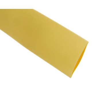 RS PRO Heat Shrink Tubing Yellow 25.4 mm Sleeve Diameter x 3m Length 2:1 Ratio 700-4725