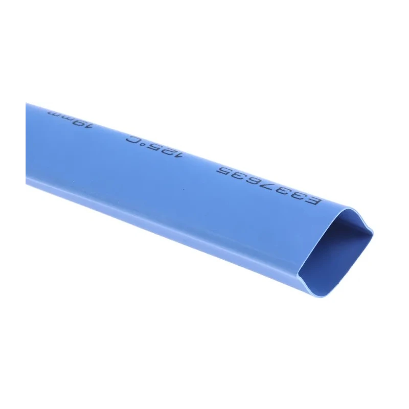 RS PRO Heat Shrink Tubing Blue 9.5 mm Sleeve Diameter x 6 m Length 2:1 Shrink Ratio 700-4747