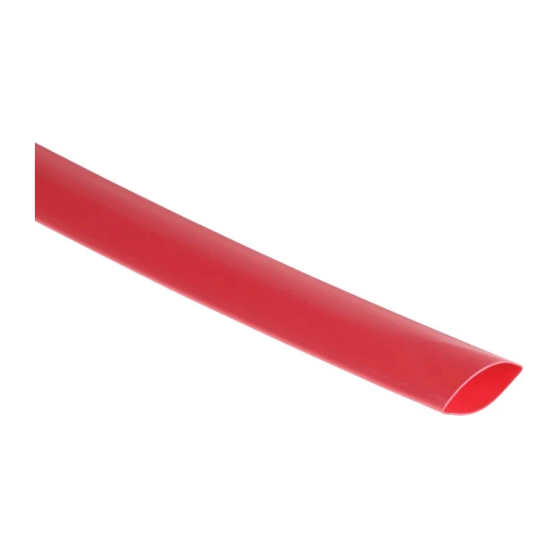 RS PRO Heat Shrink Tubing Red 12 mm Sleeve Diameter x 4 m Length Polyolefin Flame Retardant 3:1 Shrink Ratio 700-4526