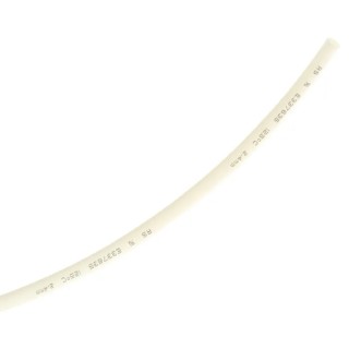RS PRO Heat Shrink Tubing White 2.4 mm Sleeve Diameter x 10m Length, 2:1 Shrink Ratio 700-4765