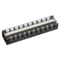 Sato Parts Non-Fused Terminal Block 10-Way 30A 250V Screw Termination Phenolic Resin Black ML-11-30F-10P