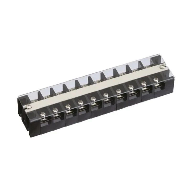 Sato Parts Non-Fused Terminal Block 10-Way 30A 250V Screw Termination Phenolic Resin Black ML-11-30F-10P