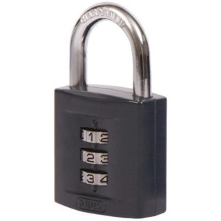ABUS Combination Padlock Zinc Steel Body Weatherproof 6.5 mm Shackle Diameter 25 mm Shackle Length 42 mm Width 158/40 B/DFNLI