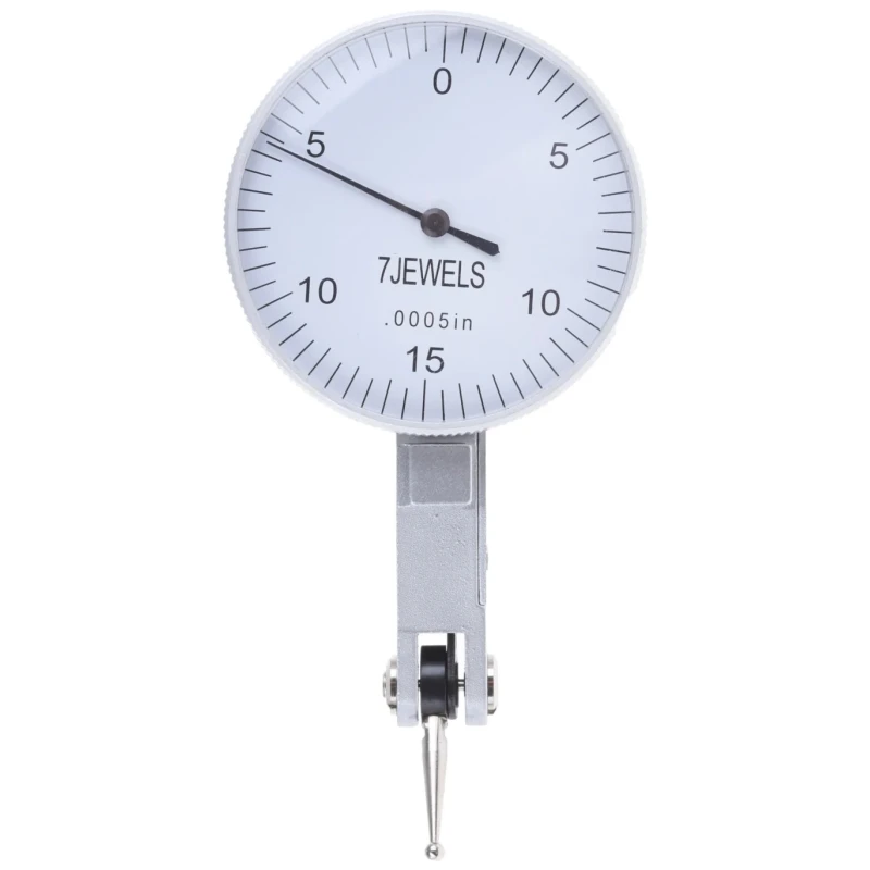 RS PRO Imperial & Metric Dial Test Indicator Gauge with 0.76 mm Max Measurement, 0.01 mm Resolution, ±0.0005 mm 705-1222