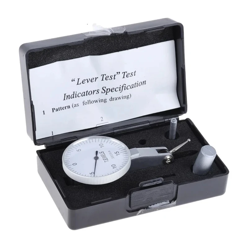 RS PRO Imperial & Metric Dial Test Indicator Gauge with 0.76 mm Max Measurement, 0.01 mm Resolution, ±0.0005 mm 705-1222