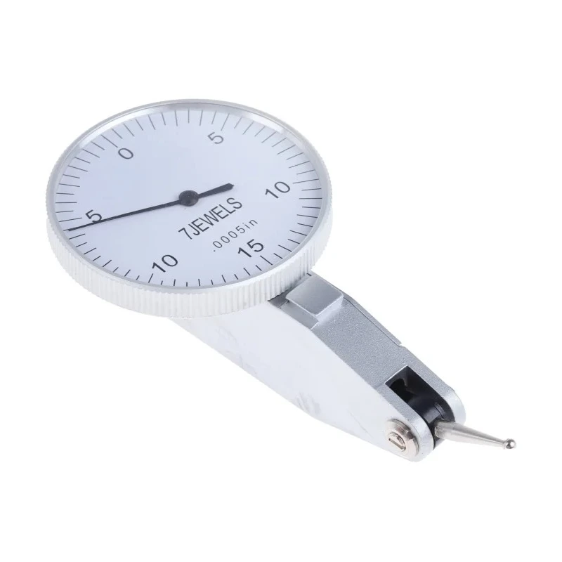 RS PRO Imperial & Metric Dial Test Indicator Gauge with 0.76 mm Max Measurement, 0.01 mm Resolution, ±0.0005 mm 705-1222