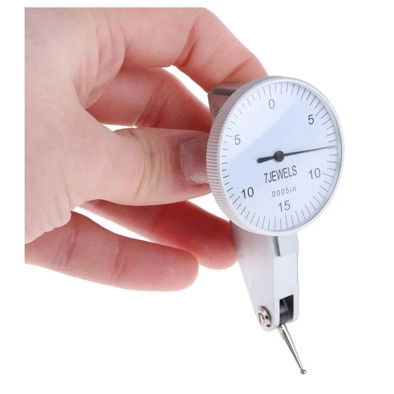 RS PRO Imperial & Metric Dial Test Indicator Gauge with 0.76 mm Max Measurement, 0.01 mm Resolution, ±0.0005 mm 705-1222