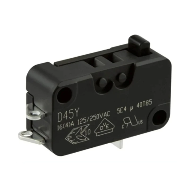 ZF Button Micro Switch, Solder Terminal, 16A, 250 V ac, SPDT, IP40 D453-B8AA