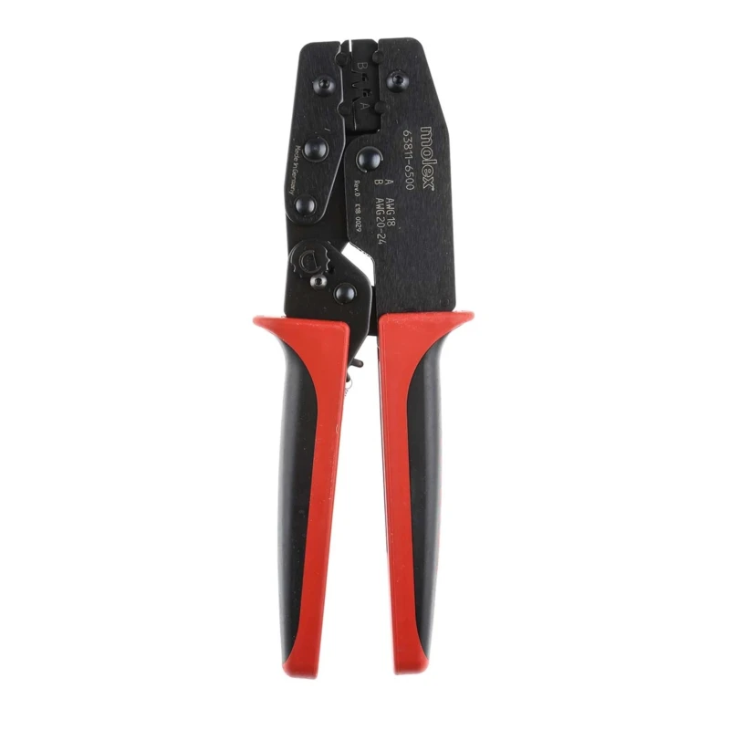 Molex PremiumGrade Hand Crimp Tool 3 in, Ratcheting Mechanism, Adjustable Preload 63811-6500