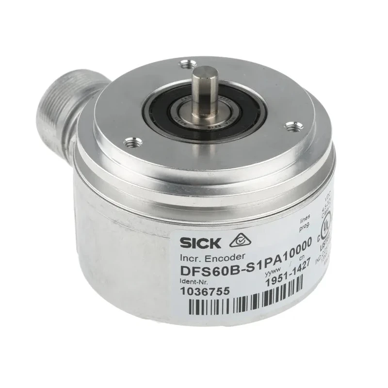 SICK DFS60B Series Incremental Encoder 32V DC, 10000 PPR, HTL TTL Signal, Solid 6 mm Shaft DFS60B