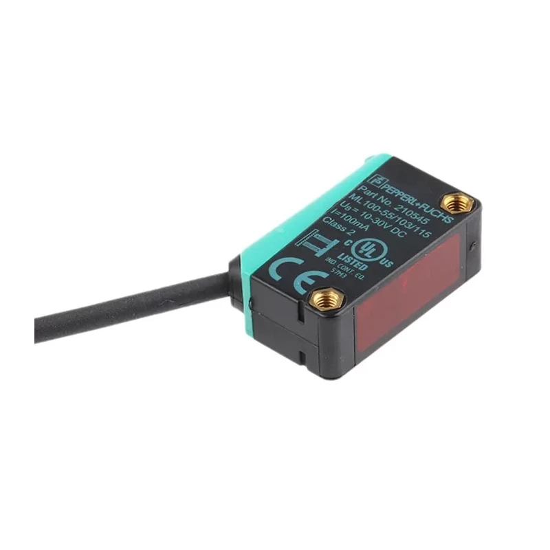 Pepperl + Fuchs Retroreflective Photoelectric Sensor Block, 5 m Detection Range, PNP Output, IP67, ML100-55/103/115