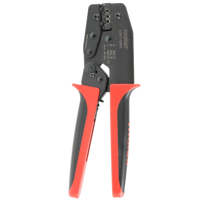 Molex Hand-Operated Crimp Tool 20 to 14 AWG, IPC/WHMA-A-620 Class 2, RoHS Certified 63811-6800