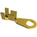 TE Connectivity Uninsulated Ring Terminal 4.3 mm Stud Size 18 AWG to 14 AWG Wire Size Yellow 160787-1