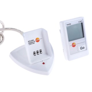 Testo 174T Kit Temperature Data Logger USB, 1 Channel, ±0.5 °C Accuracy, LCD Display, IP65, Battery Powered 0572 0561