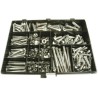 RS PRO Stainless Steel 395 Piece Hex Drive Screw Bolt Nut Kit 35mm to 100mm 701-3848