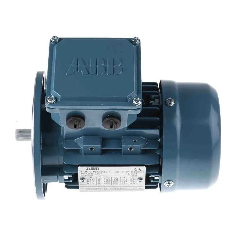 ABB Reversible AC Motor, 180 W, IE2 Efficiency, 3 Phase, 4-Pole, 415V, Flange Mounting M3AA