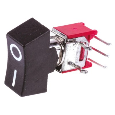 RS PRO Sub-Miniature SPDT On-On On-(On) Rocker Switch Panel 3A 28V DC IP66 IP67 734-6918