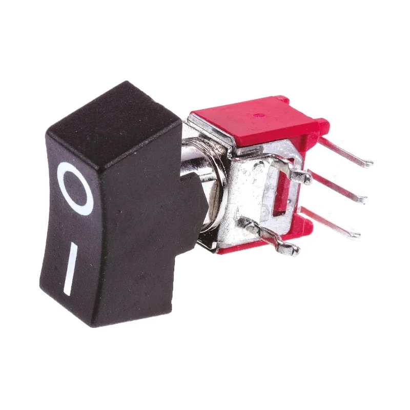 RS PRO Sub-Miniature SPDT On-On On-(On) Rocker Switch Panel 3A 28V DC IP66 IP67 734-6918