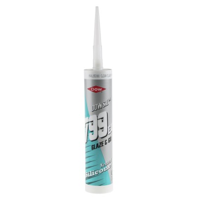 Dow Corning 799 Transparent Silicone Sealant Paste Cartridge 310 ml 4068751