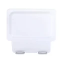 MK Electric 13A White 2 Gang Surface Mount Plug Socket Indoor & Outdoor Type G K56481WHI