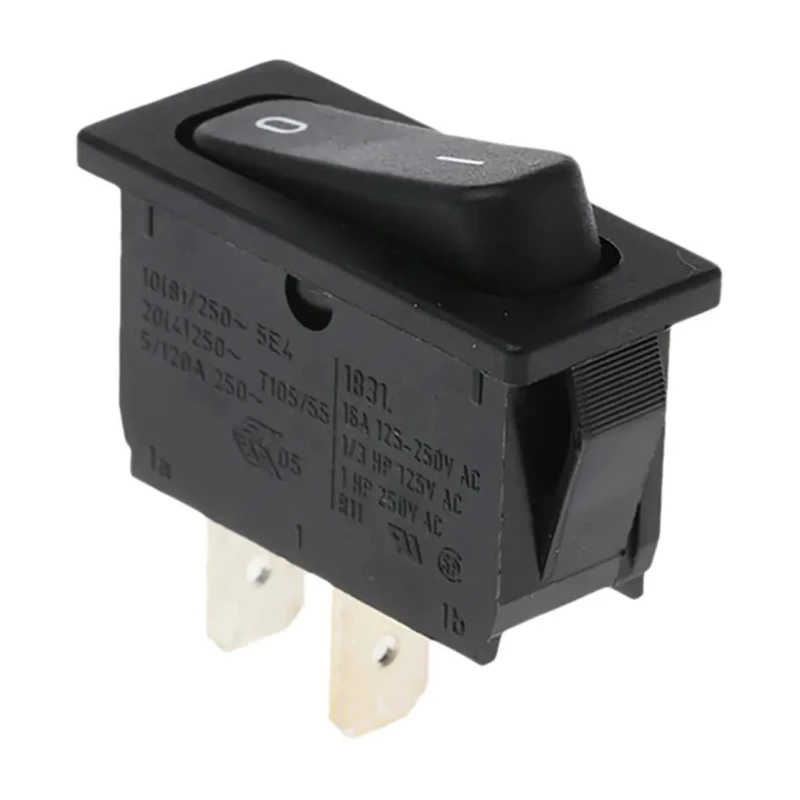 Marquardt SPST On-Off Rocker Switch Panel 30.2 x 11 mm Polyamide IP40 20A 1831.3313