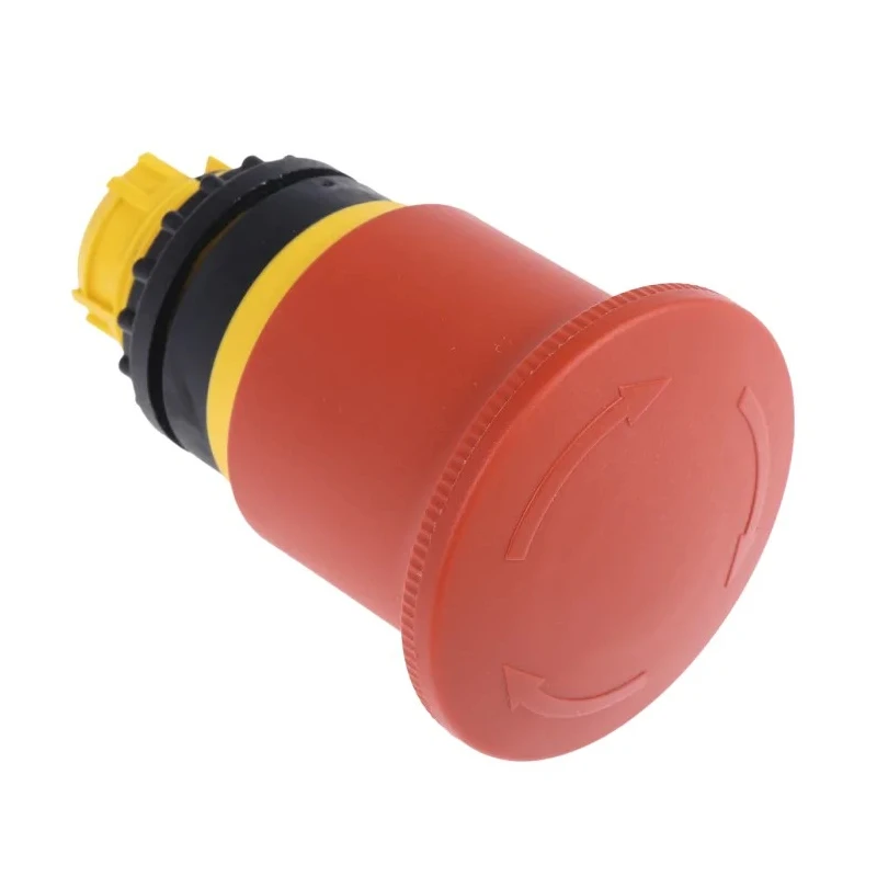 Eaton RMQ-Titan Series Latching Emergency Stop Push Button 22mm Cutout IP67 121462 M22-PVT45P
