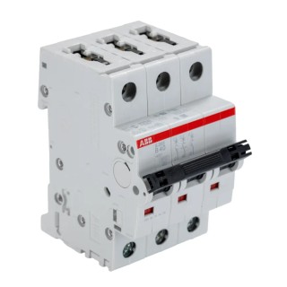 ABB Miniature Circuit Breaker 3-Pole 40A Type B 400V AC 10 kA Breaking Capacity System Pro M 2CDS253001R0405 S203-B40