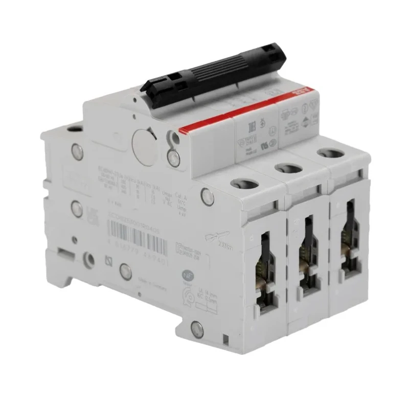 ABB Miniature Circuit Breaker 3-Pole 40A Type B 400V AC 10 kA Breaking Capacity System Pro M 2CDS253001R0405 S203-B40