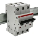 ABB System Pro M Compact S200 Miniature Circuit Breaker 3-Pole 6A Type C 400V AC 10 kA Breaking 2CDS253001R0064 S203-C6