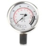 Enerpac 100 mm 1/2 in NPTF Stainless Steel Case Pressure Gauge 700 bar GF20B
