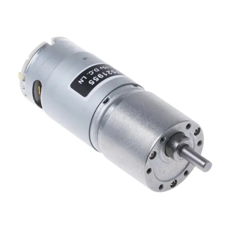 RS PRO Geared DC Motor, 11 W, 15V DC, 4.5 V DC, 206 g.cm Torque, 5216 RPM, 6 mm Shaft Diameter 752-1955