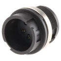 binder Miniature Circular Connector 4 Contacts Panel Mount Female Plug IP40 678 Series 99-0612-00-04